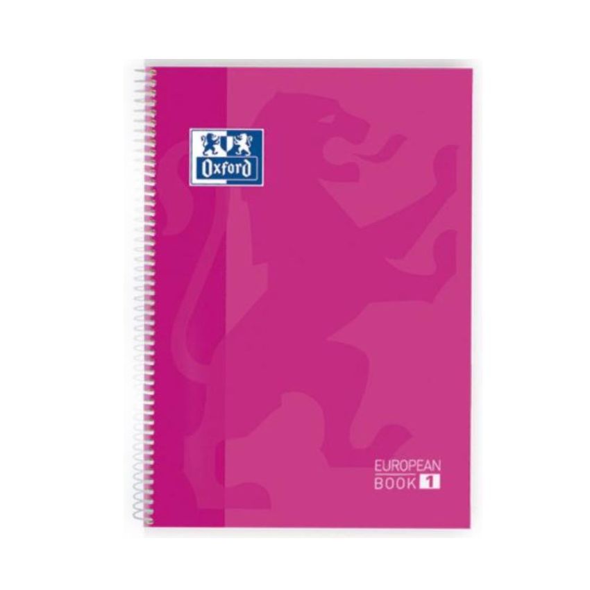Caderno Espiral Universitario Capa Dura 80fls Rosa 9.2137-4 Oxford