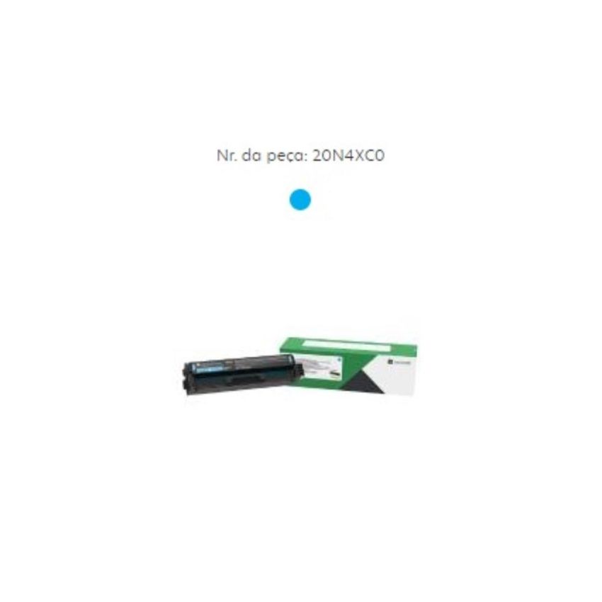 Toner 20n4xc0  Ciano  Lexmark