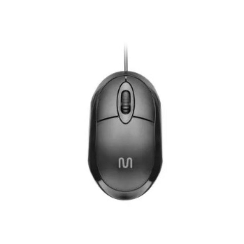 Mouse Classic Optico Full Black Usb Mo300 Multilaser