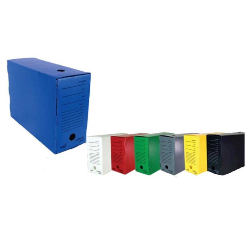 Arquivo Morto Pratico 350x135x245mm Multionda Vermelho Vm06 Alaplast