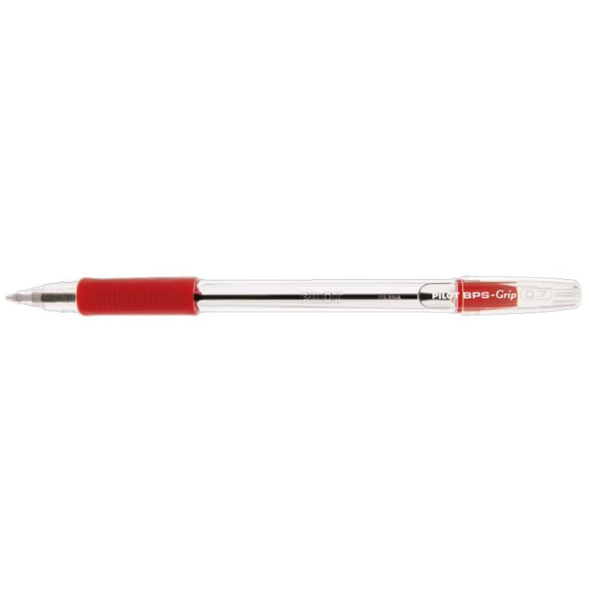Caneta Esferografica Bps Grip 0.7mm Vermelho Pilot