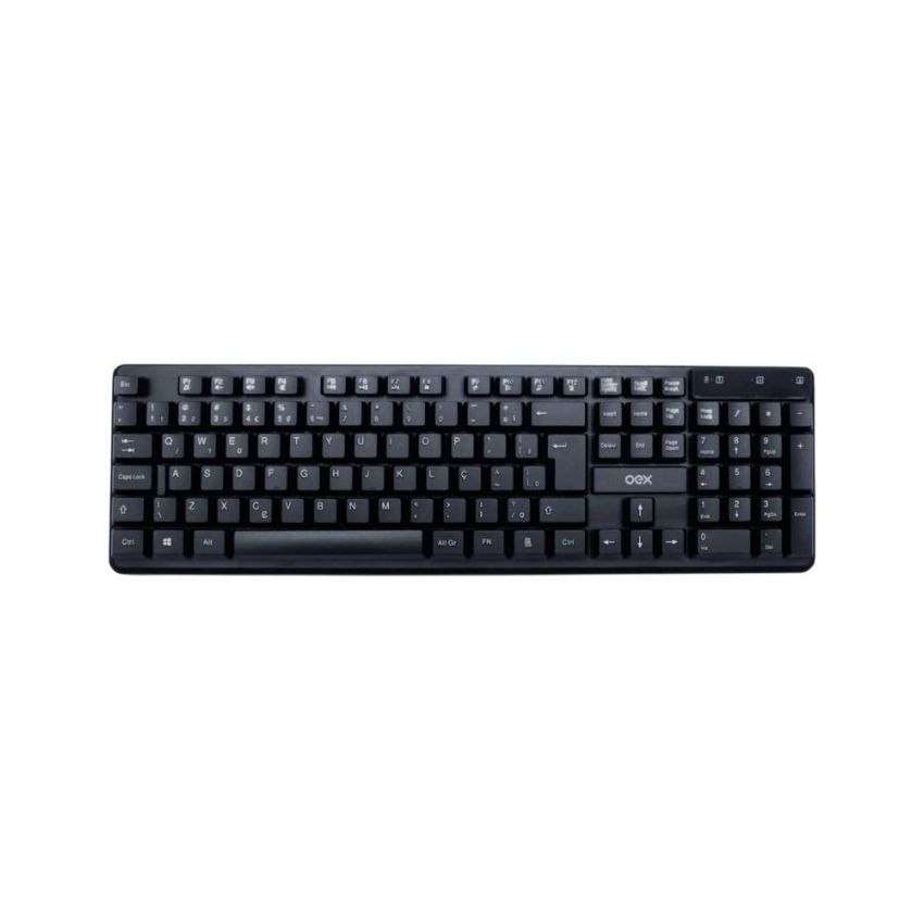Kit Teclado + Mouse S/fio Usb Tm408 Preto 48.8107 Oex