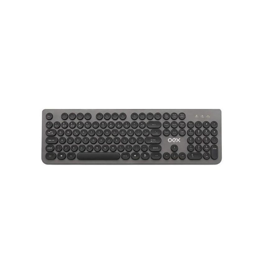 Kit Teclado + Mouse S/fio Usb Tm410 Preto Oex