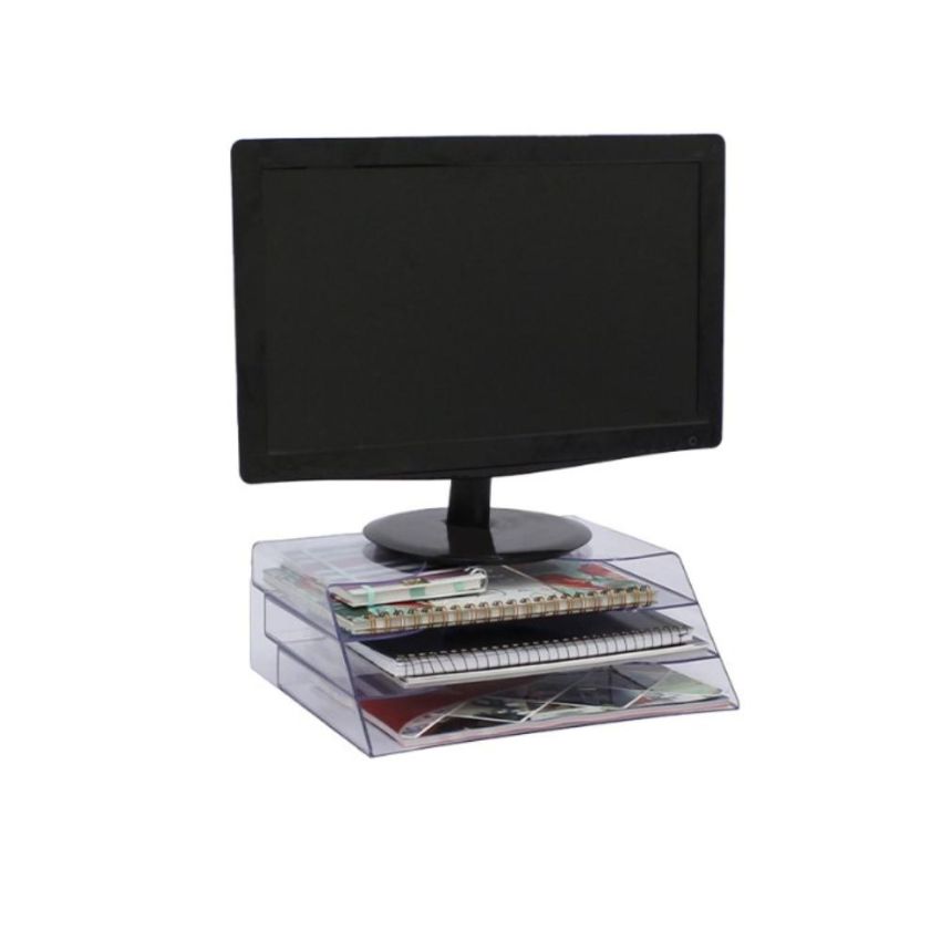 Organizador Triplo Office Cristal Ref 10170008 Maxcril