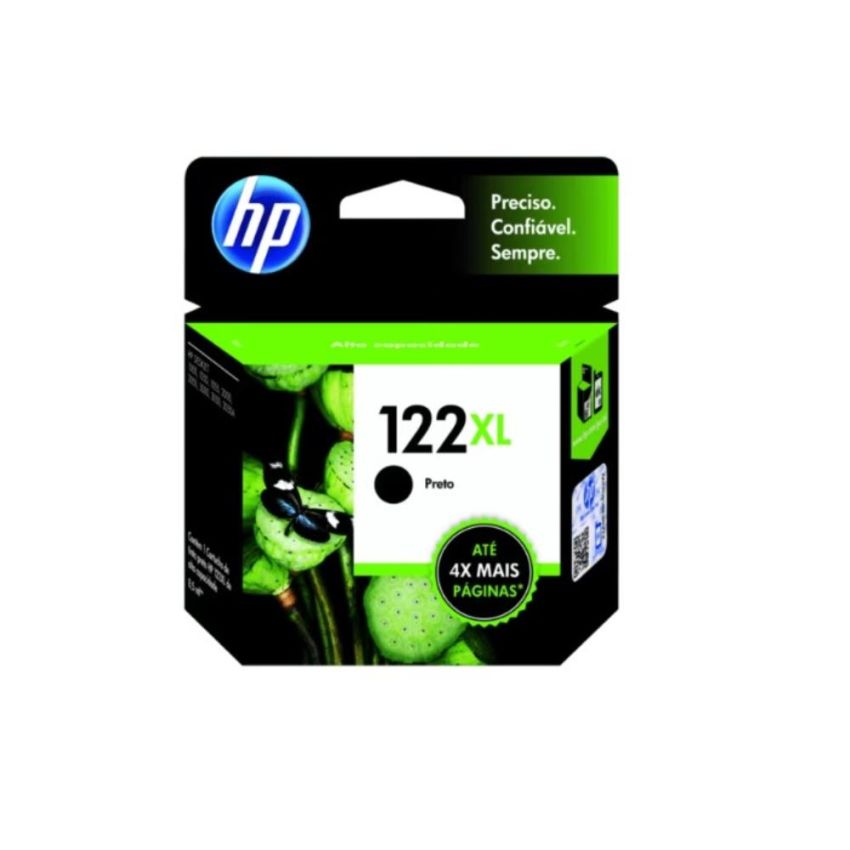 Cartucho de Tinta Original hp 122xl Preto Alto Rendimento Ref Ch563hb  hp