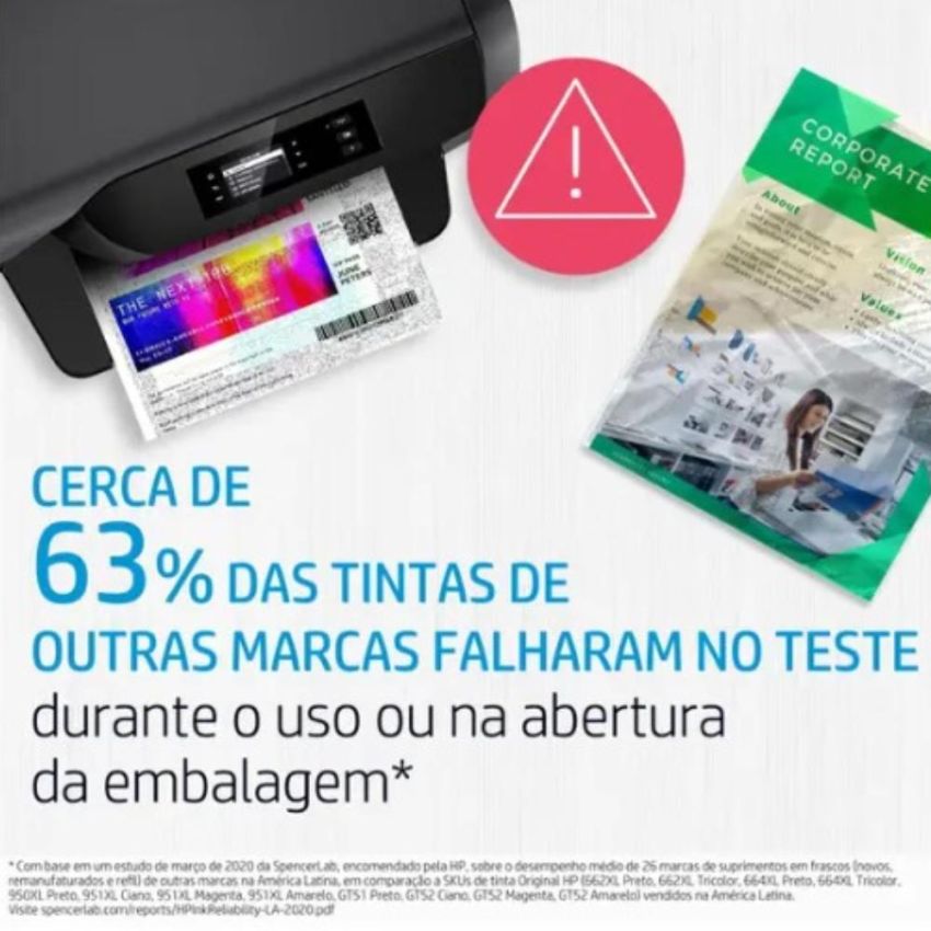 Cartucho de Tinta Original hp 954xl Magenta Alto Rendimento Ref L0s65ab hp