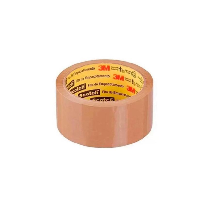 Fita Adesiva de Empacotamento Scotch 45mm x 45m Marrom 5802 3m