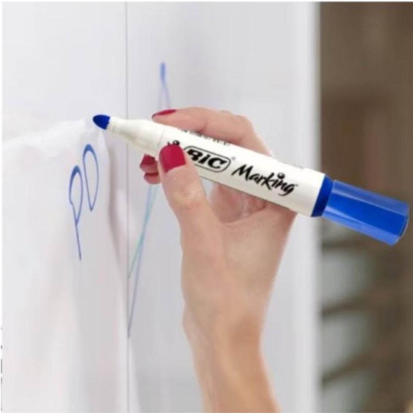 Marcador p/ Quadro Branco Recarregavel Marking Azul Bic