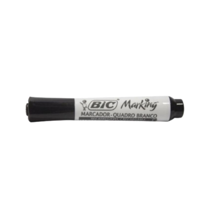 Marcador p/ Quadro Branco Recarregavel Marking Preto Bic