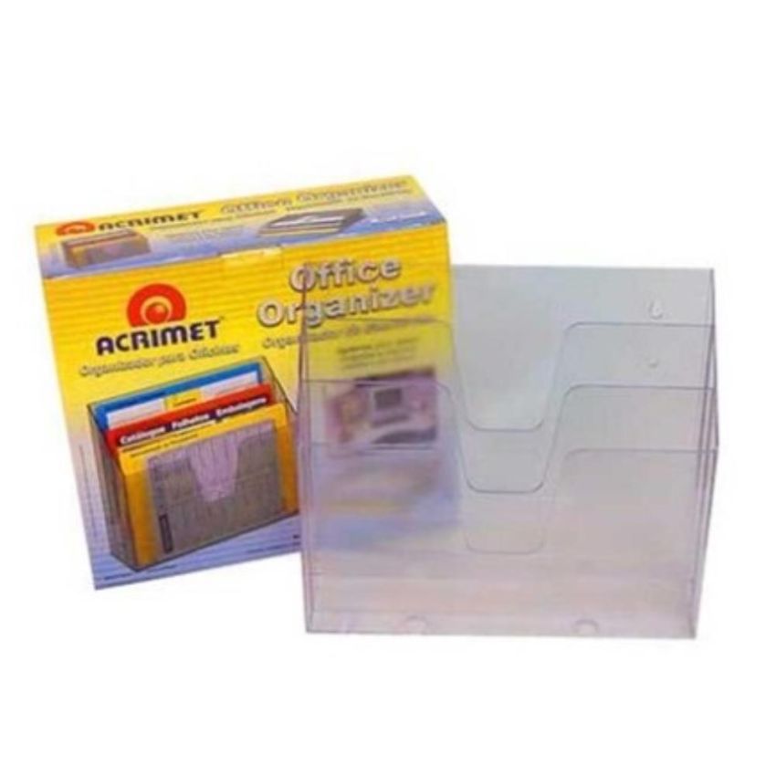 Organizador de Escritorio Triplo Fume 860 Acrimet