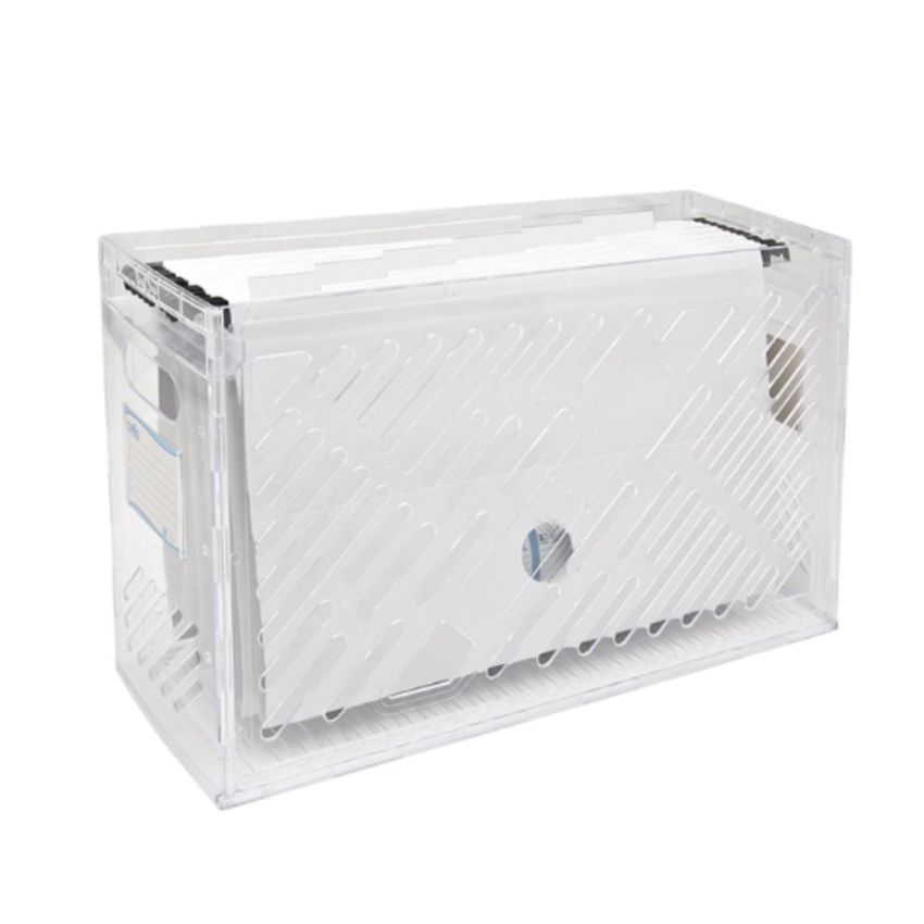 Organizador Dellocolor c/ 6 Pastas Suspensas Delloplus Cristal 0320 Dello