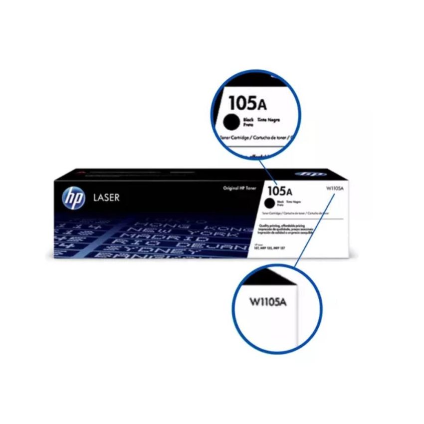 Toner Original hp 105a  Preto W1105ab hp