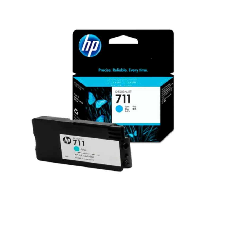 Cartucho de Tinta Original hp 711 Ciano Ref Cz130ab hp