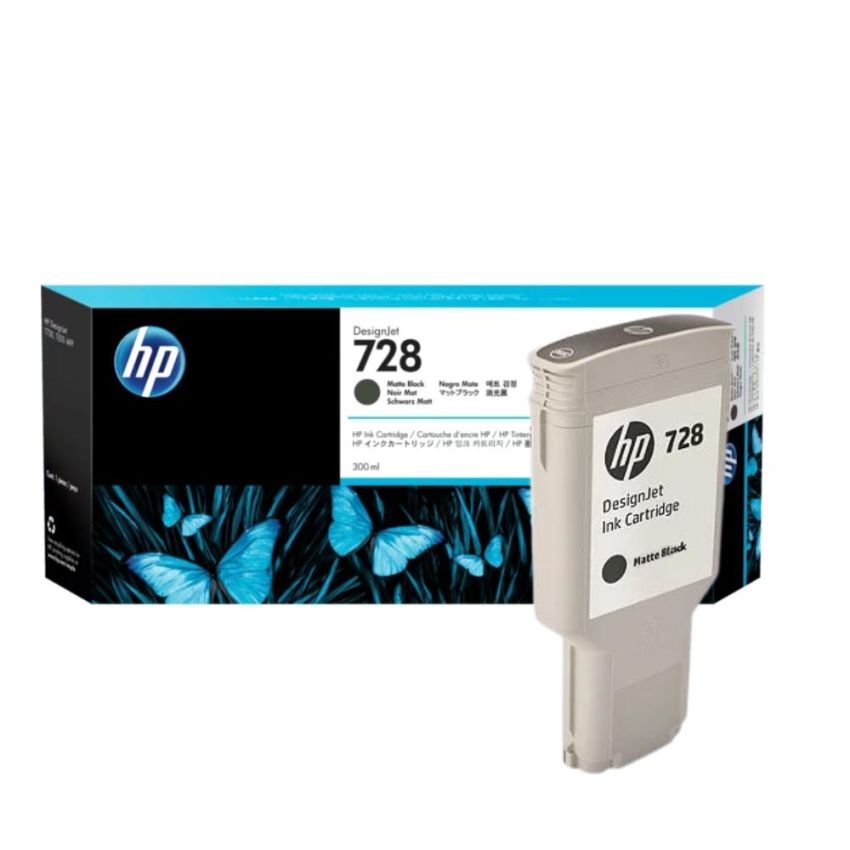 Cartucho de Tinta Original hp 728 Preto Fosco Ref F9j68a hp