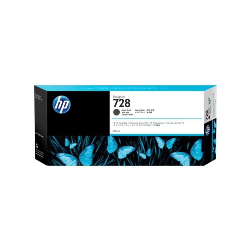 Cartucho de Tinta Original hp 728 Preto Fosco Ref F9j68a hp