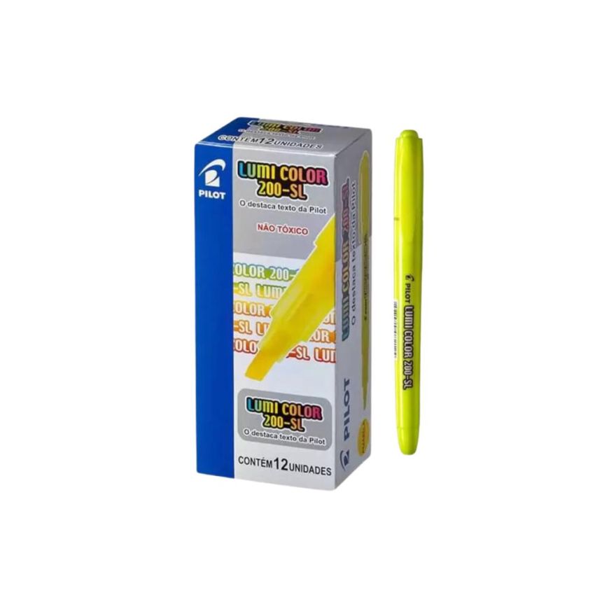 Marca Texto Lumicolor 200-sl Amarelo Pilot