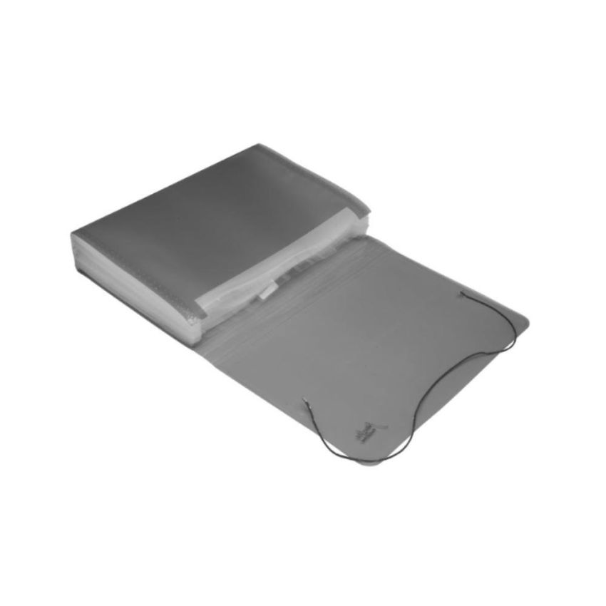 Pasta Sanfonada a4 c/ 31 Divisorias Fume 0915 Polibras