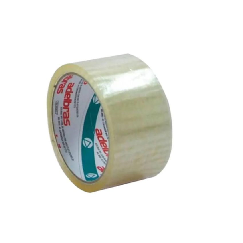 Fita Adesiva Empacotamento Qualitape pp 72mmx100m Transparente 520 Adelbras - PCT c/4