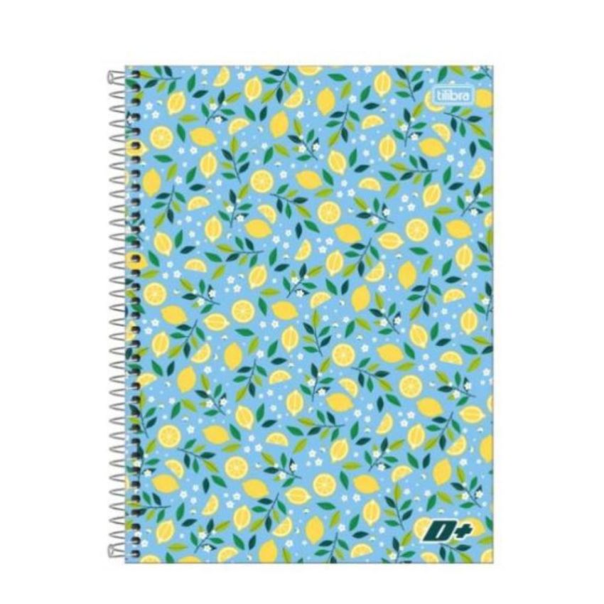 Caderno Espiral Universitário d+ Capa Dura Sortido 200fls 10 Matérias 139289 Tilibra