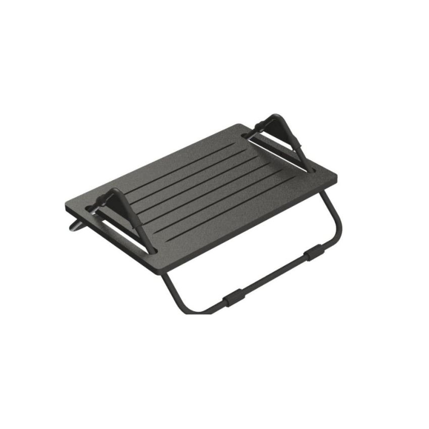 Apoio Ergonômico Preto Para Pés MDF 0863 Multivisão