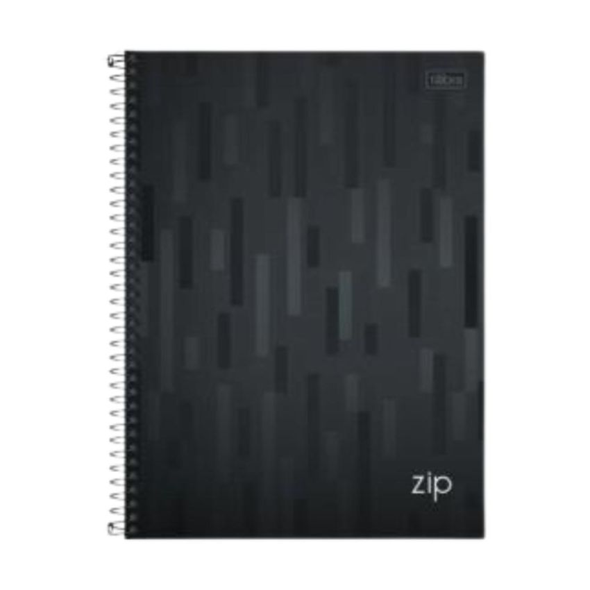 Kit c/ 4 Unidades Caderno Espiral Universitário Zip Capa Dura 96 Fls 134490 Tilibra