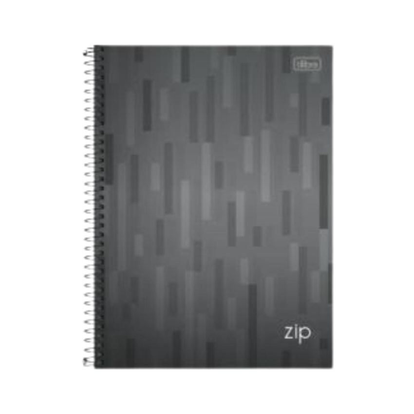 Kit c/ 4 Unidades Caderno Espiral Universitário Zip Capa Dura 96 Fls 134490 Tilibra