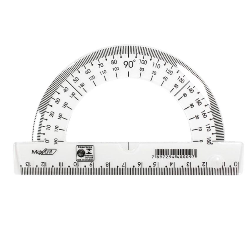 Transferidor Plastico 180 Liso Ref 10290001  Waleu