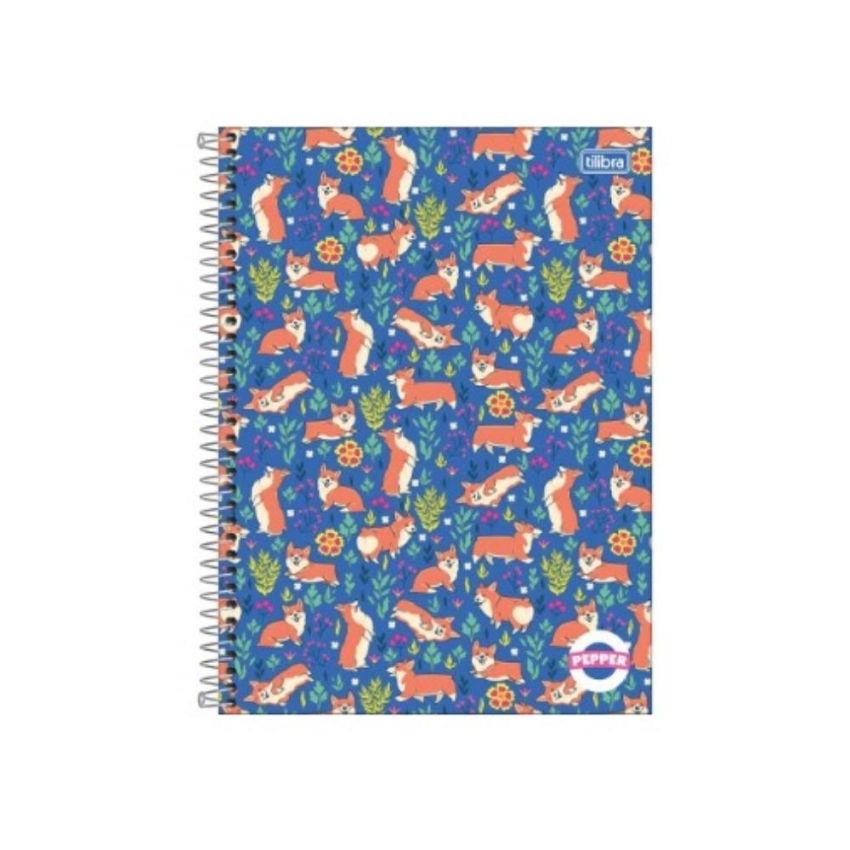 Caderno Espiral Universitario Pepper Capa Dura Sortido 80fls 1 Materia 179914 Tilibra