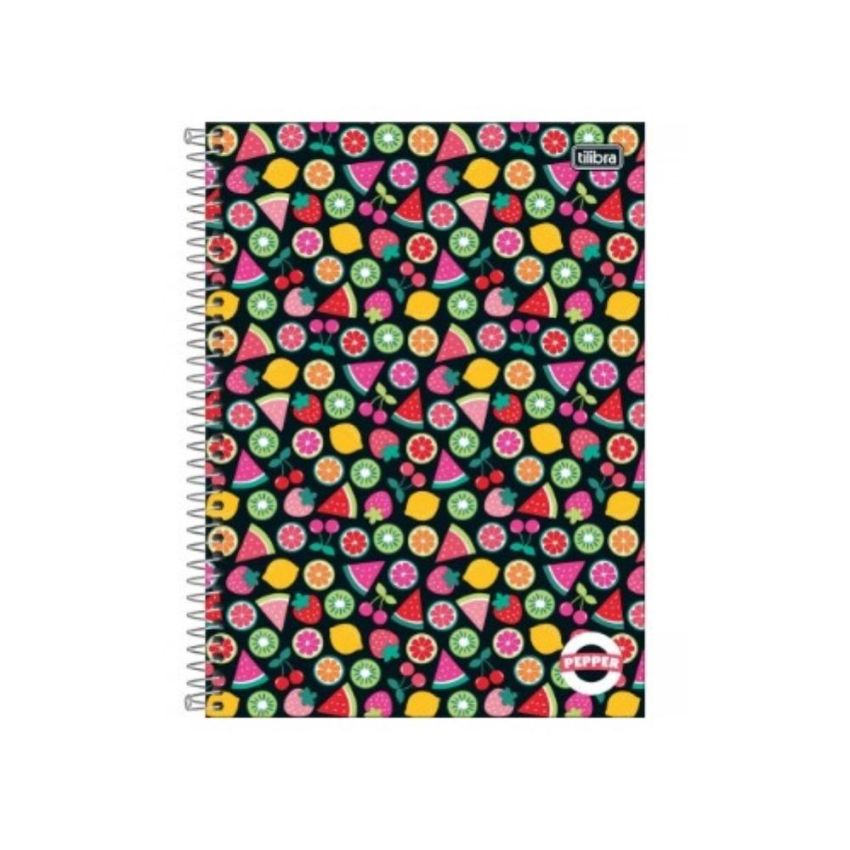 Caderno Espiral Universitario Pepper Capa Dura Sortido 80fls 1 Materia 179914 Tilibra