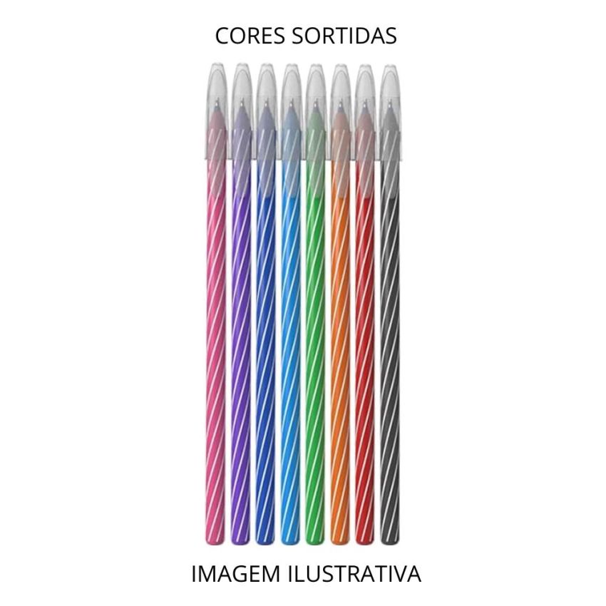 Caneta Esferografica Spiro 0,7mm c/ 08 Cores 76.1140 Cis