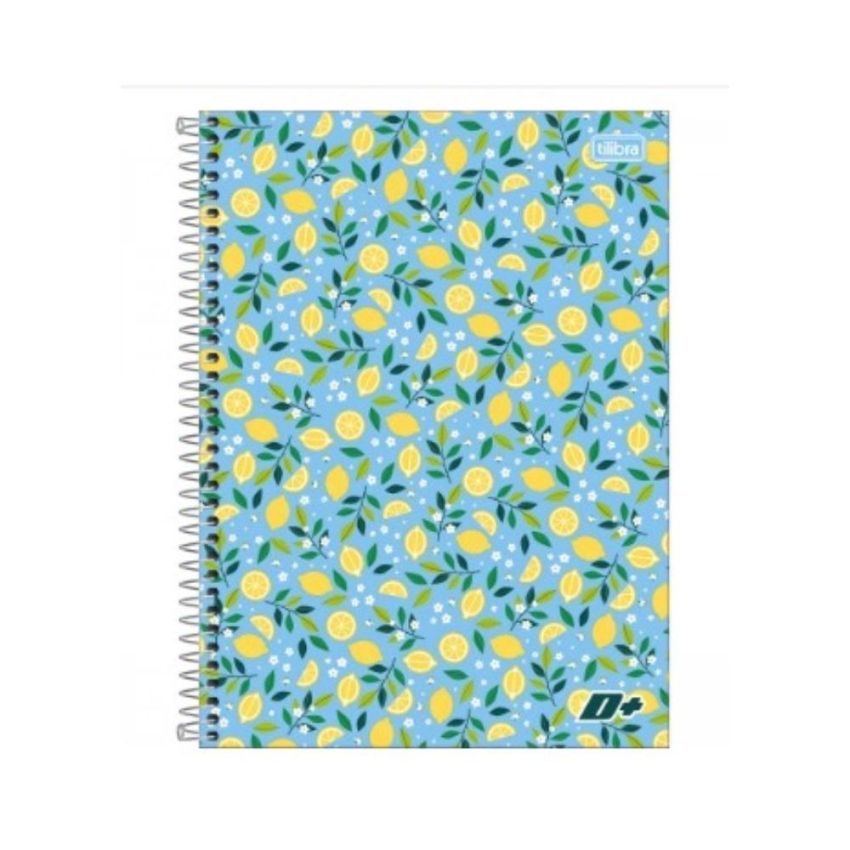 Kit com 4 Unidades Caderno Espiral Universitário D+ Capa Dura Sortido 96 Fls 1 Matéria 139246 Tilibra