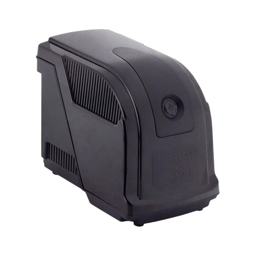 Nobreak Max Security 700va 115v Bivolt 4 Tomadas Preto 0010300008 Force Line