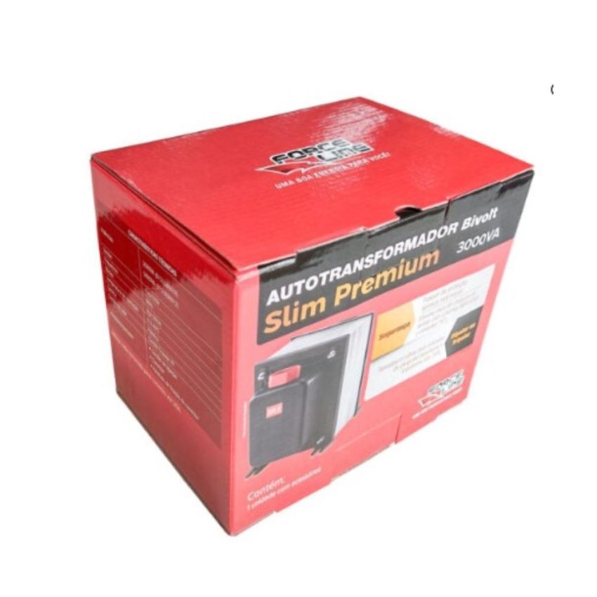 Autotransformador 5000va Biv Slim Premium 20a Force Line