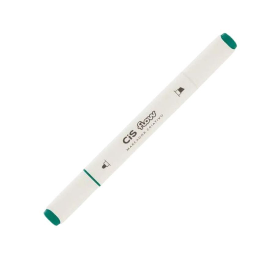 Marcador Criativo Flow Ponta Dupla Verde Esmeralda N35 5.7806 Cis