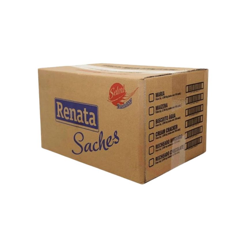 Biscoito Maisena Sache 11g cx c/ 180 Und Renata