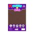 Folha de EVA Marrom 40x60cm Make+ pacote com 10 unidades