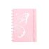 Caderno Fairy Tail Rosa Grande 80fls Pop Disc