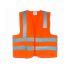Colete de Sinalizacao Refletivo Jaqueta Laranja Tam. Xxg Ref. 60001161 Plastcor