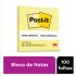Post-it 76x76m 100 Folhas Amarelo 654 3m