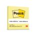 Post-it 76x76m 100 Folhas Amarelo 654 3m