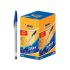 Caixa com 50 unidades de caneta bic cristal 1.0 azul