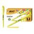 Caixa 12 Marca-Texto Brite Liner BIC Amarelo