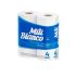 Papel Higienico Folha Simples Rolinho 30m Mili Bianco c/ 04 Ref 243