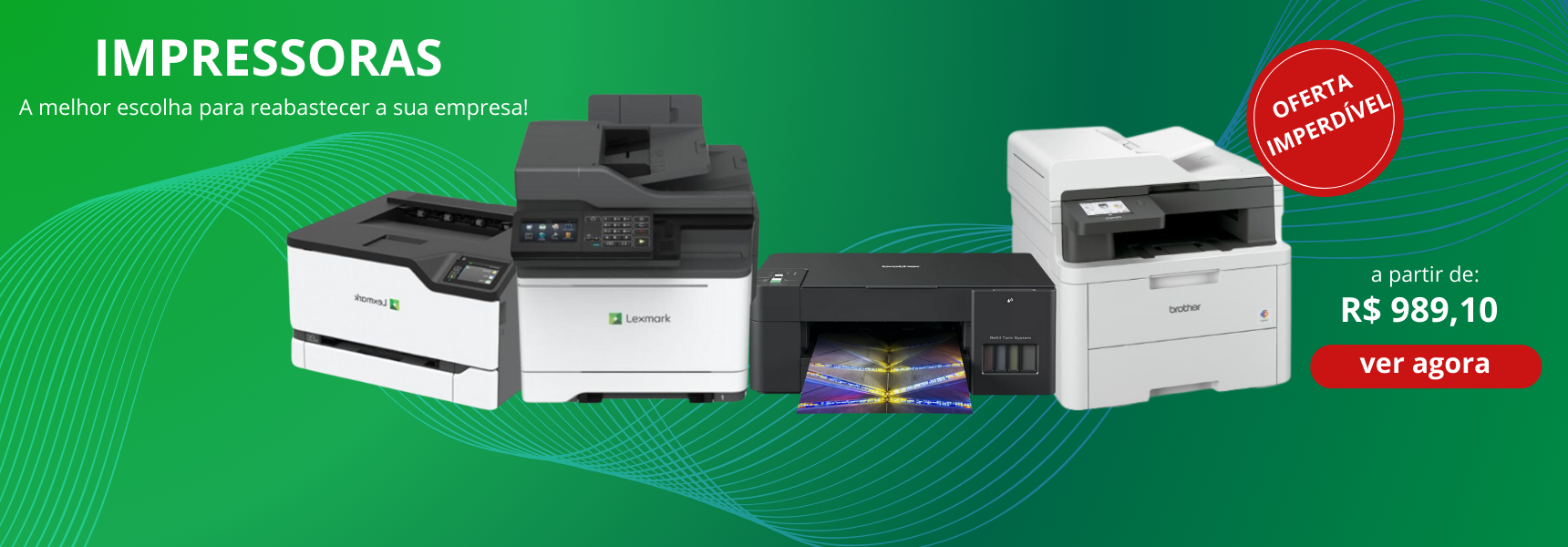 Ofertas de impressoras Lexmark